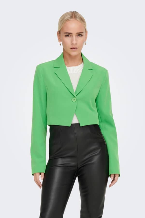 Only Maia Cropped Blazer - Hyper Shops
