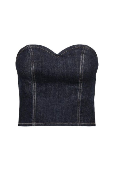 Only Tiki Denim Bustier