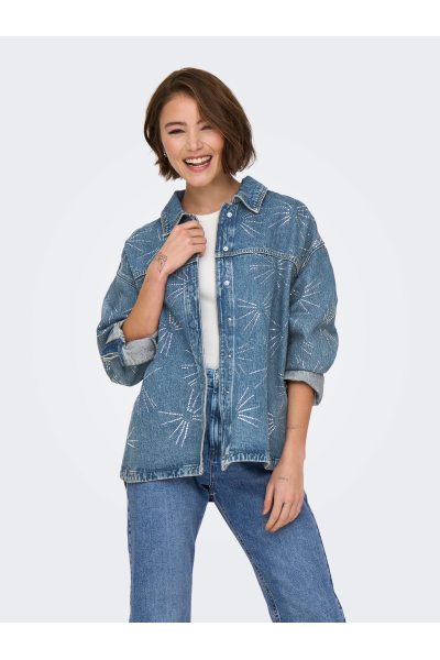 only-onlemmielsovsrhinstshirtdnmtai-blue