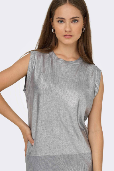 Only Mie Foil Sl Knitted Top