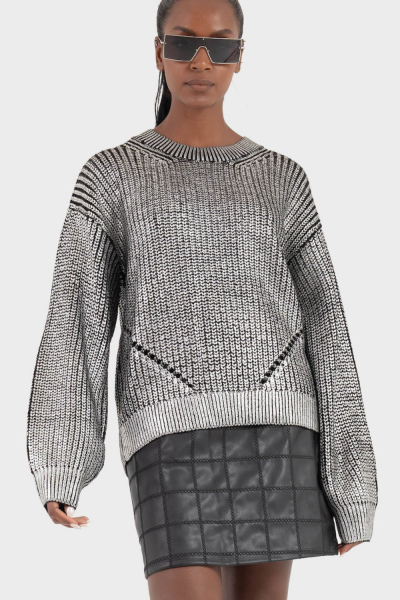 Only Kama Ls Foil Rib Knitwear
