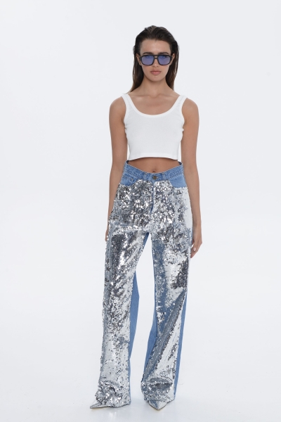 Sac & Co Audrey Sequined Jeans