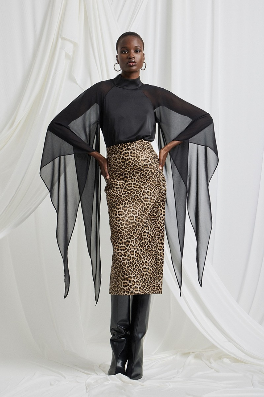 Be You Top With Mesh Sleeves - Hyper Shops