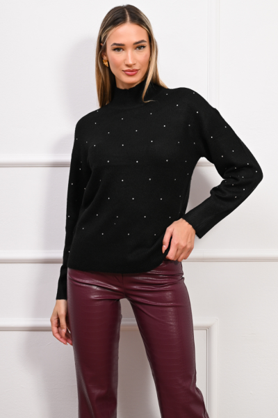 Only Ohio Ls Highneck Bling Knitwear