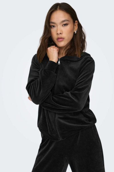 Only Rebelvelvet Hoodie Zip
