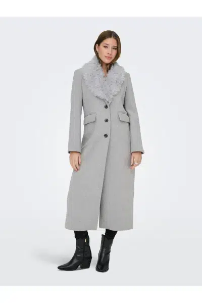Only Annie Life Fur Collar Coat