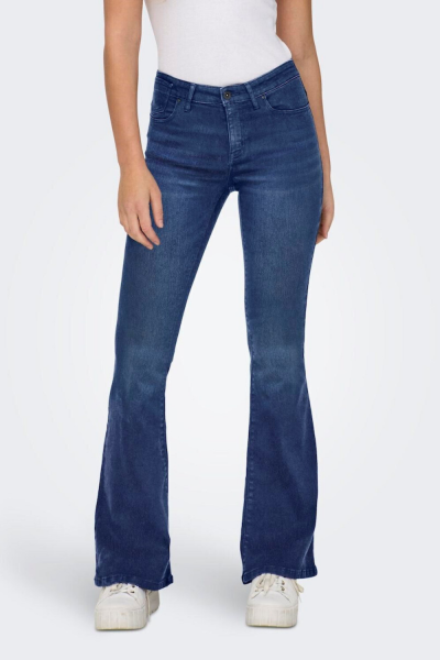 Only Reese Reg Retro Flared Jeans