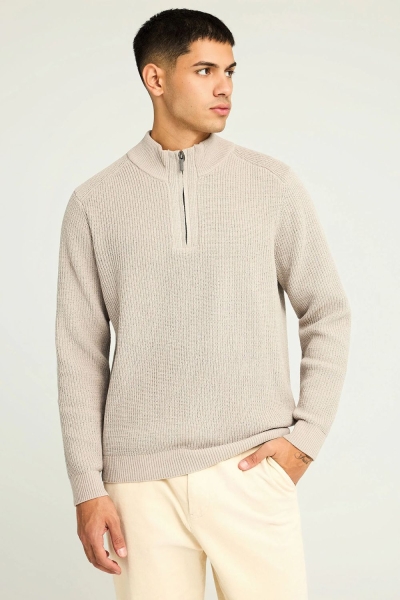 Funkybuddha Half Zip Knitwear