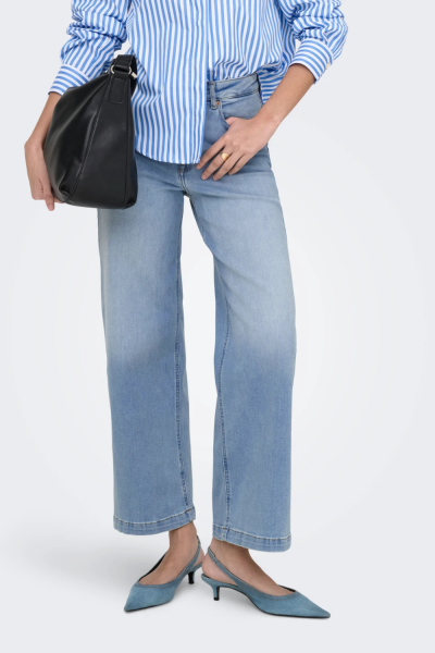 Only Madison Blush Wide Jeans