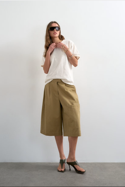 Topshop Femke Long Cargo Shorts