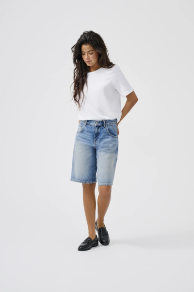 Only Mate Baggy Long Denim Shorts