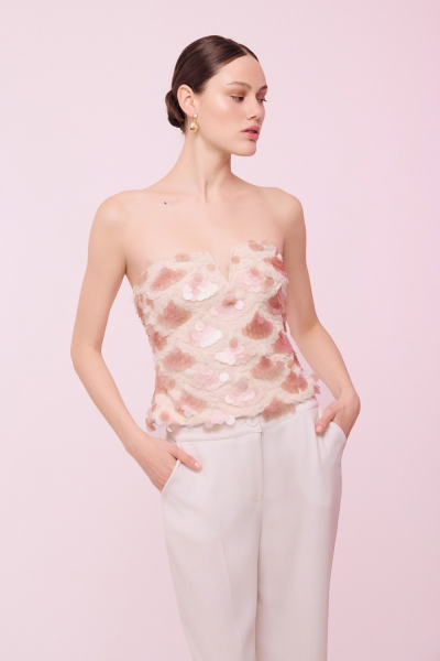 Be You Bustier With Sequins