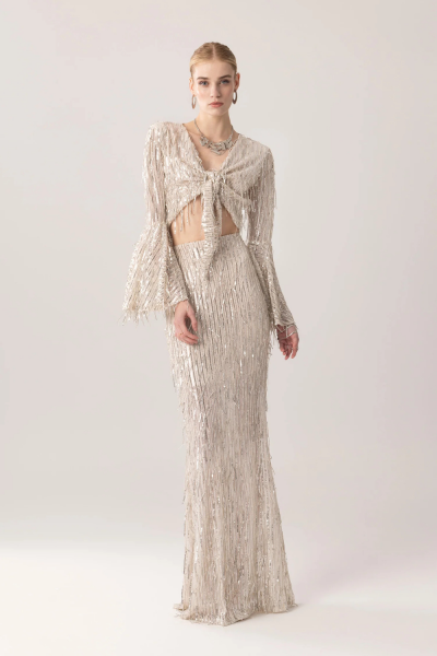 Mya Maxi Skirt With Sequins