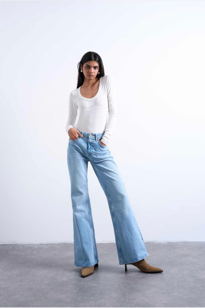 Topshop Marie Flared Jeans