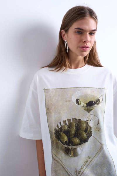 Topshop Lotta Ss Oversized Tshirt