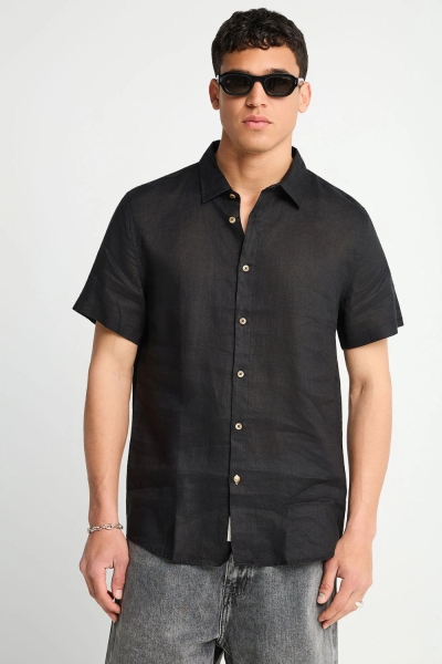 Funkybuddha Linen Shirt