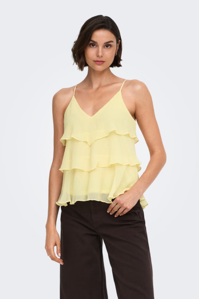 Only Linn Sl Top With Frills