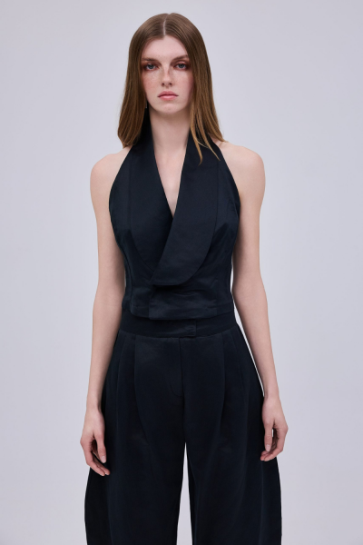 Studio83 Linen Satin Vest