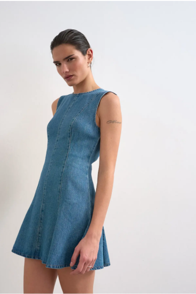 Topshop Lena Denim Mini Dress