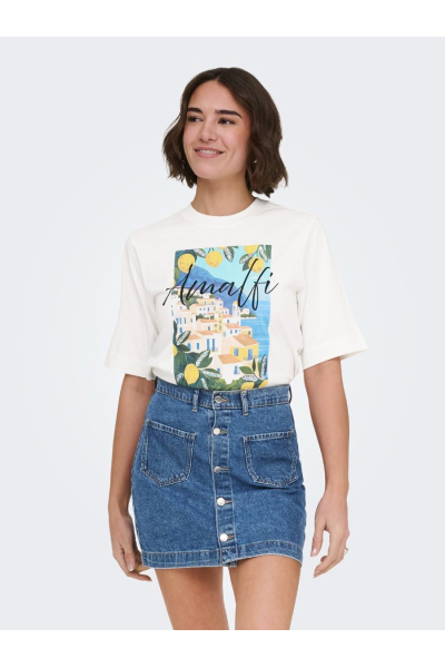 Only Vega Ss Printed Top