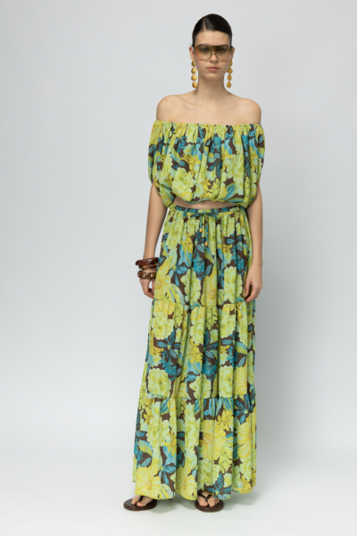 Palawan Floral Skirt