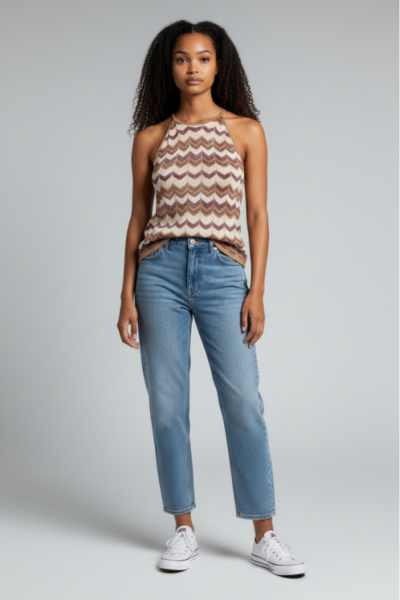 Only Aster Sl Pattern Top