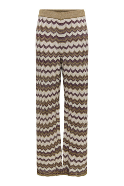 Only Aster Knitted Pants With Pattern