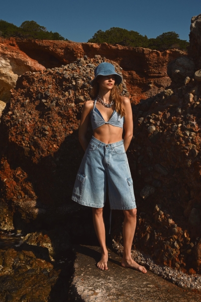 Sac & Co Dioni Denim Shorts