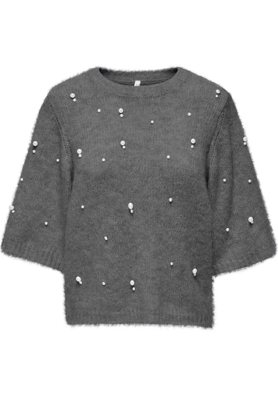 Only Dolly Ss Knitwear With Pearls