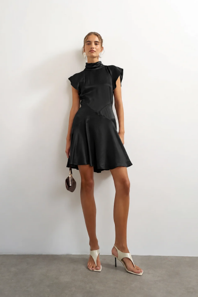 Topshop Cilly Sation Mini Dress